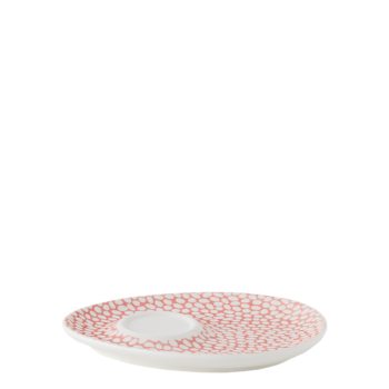 Mokka podšálka Flow štruktúrovaná skin/biela - 491185