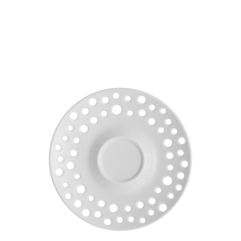 Mokka podšálka perforovaná 12,5 cm - Flow - 491176