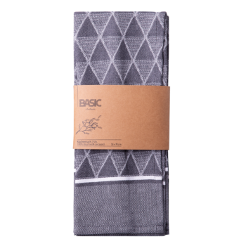 Oceľová sivá kuchynská utierka 50 x 70 cm 2 ks – Basic Ambiente - 596412