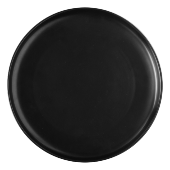 Plytký tanier Coupe čierny 25 cm – Flow - 491074