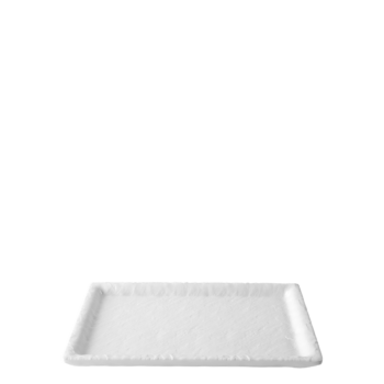 Podnos biely veľký 24,4 x 17,5 cm - Elements Melamin (Flow) - 593174