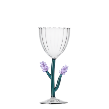 Pohár na stopke s levanduľovým motívom - Ichendorf - 983142