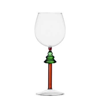 Pohár na stopke s motívom vianočného stromčeka - Ichendorf - 983136