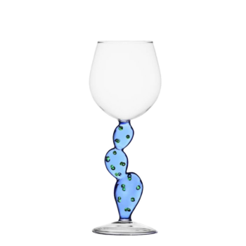 Pohár na víno kaktus modrý - 983058