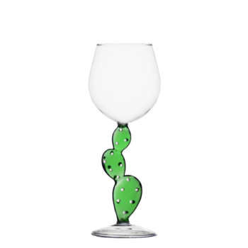 Pohár na víno kaktus zelený - 983059