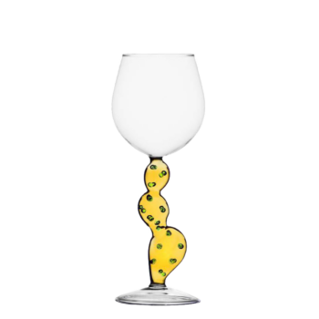 Pohár na víno kaktus žltý - 983061