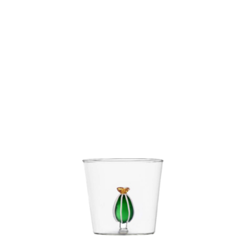 Pohár s kaktusom s jantárovým kvietom 350 ml - 983068