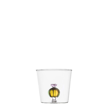 Pohár s kaktusom s ružovým kvetom 350 ml - 983066