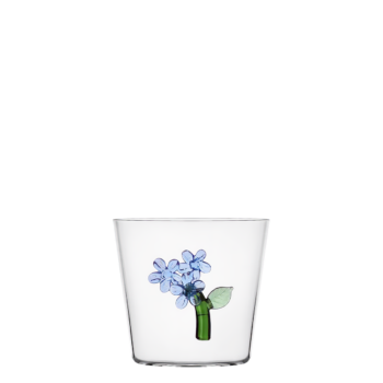 Pohár so svetlomodrým kvetinovým vzorom - Ichendorf - 983143