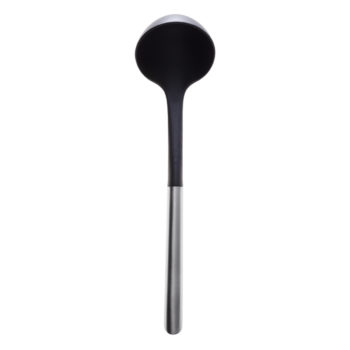Polievková lyžica Nylon s rúčkou z nehrdzavejúcej ocele 32.5 cm - 596574