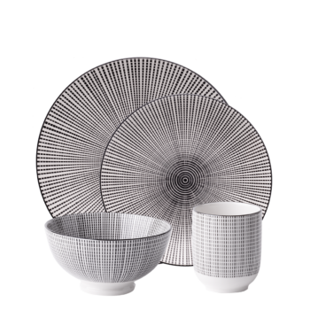 Porcelánový set 24 ks – Gaya Elements Fire - W0096