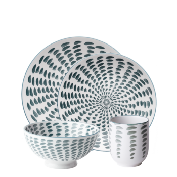 Porcelánový set 24 ks – Gaya Elements Water - W0094