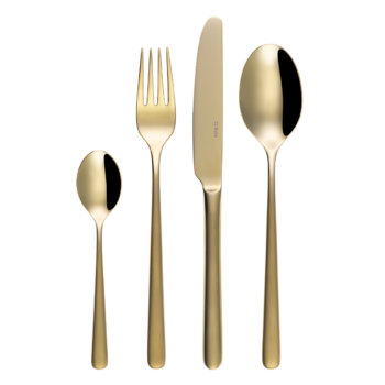 Príborový set 16 ks – Joy PVD Champagne matná rúčka - 140304