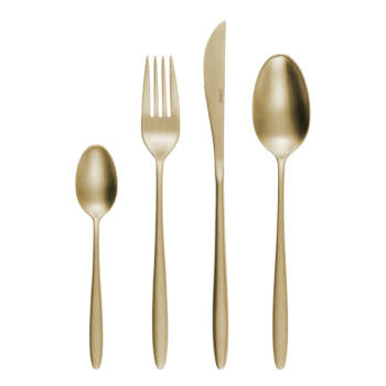Príborový set 16 ks – Vivo PVD Champagne matný - 140301