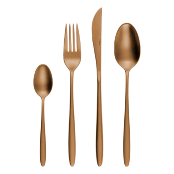 Príborový set 16 ks – Vivo PVD Rose Gold matný - 140302