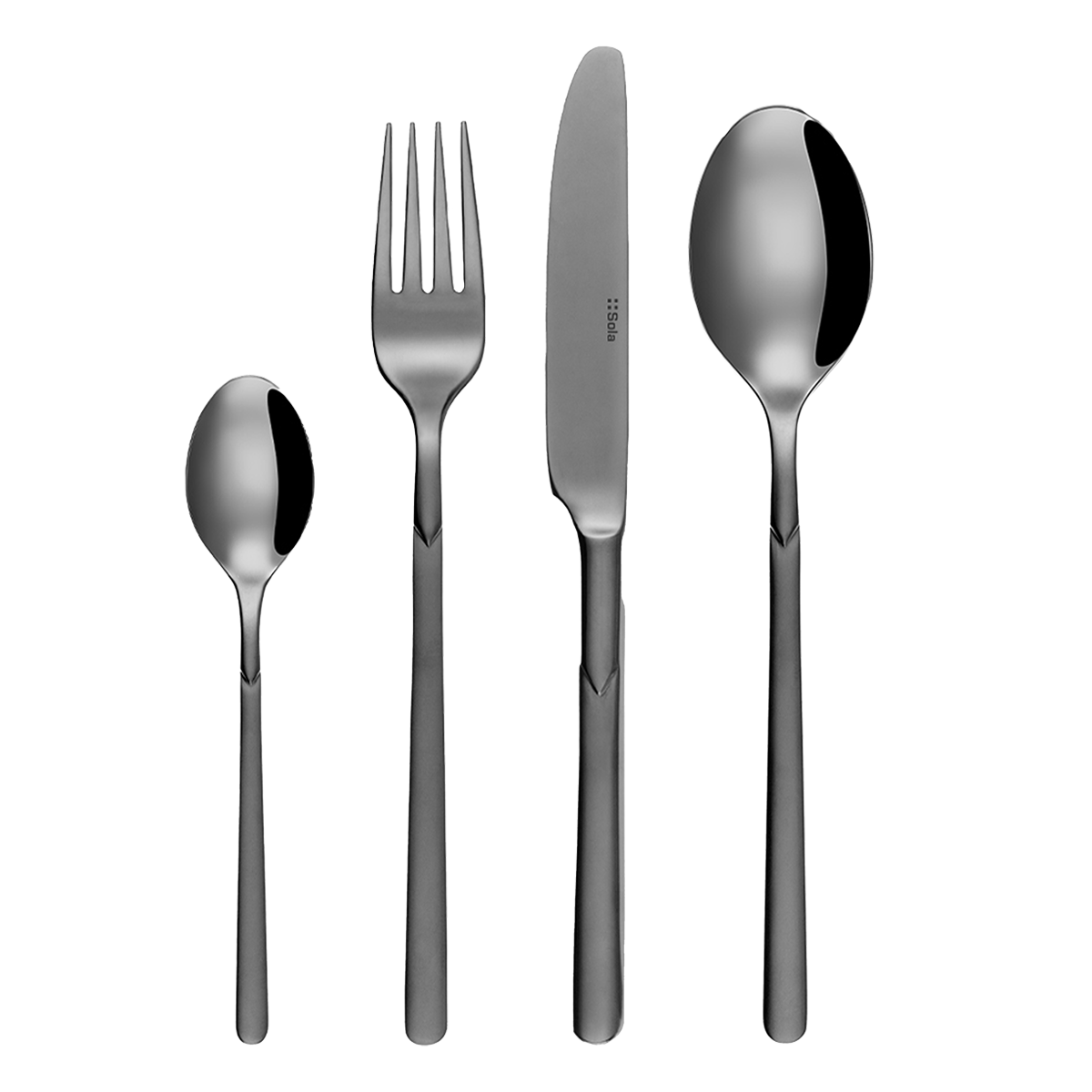 Príborový set 20 ks - Kanton PVD svetlosivý lesklý - W0122 Príborový set 20 ks - Kanton PVD svetlosivý lesklý - W0122