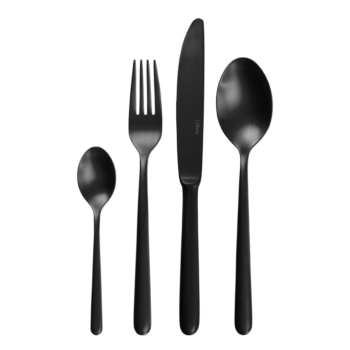Príborový set 24 ks - Faro čierny - 110440