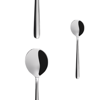 Raňajková-/Bouillon lyžica - City lesklý - 106174