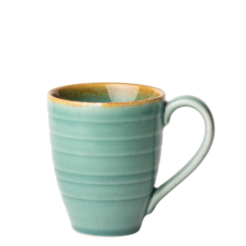 Šálka Spiral Sand tyrkysová 300 ml – Gaya - 451954