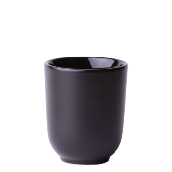 Šálka bez uška čierna 220 ml - Flow - 453121