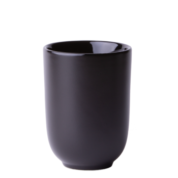 Šálka bez uška čierna 300 ml - Flow - 453120