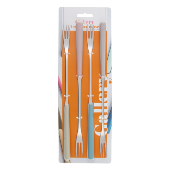 Set vidličiek na syrové fondue 4ks - Gallery pastel mix - 133956