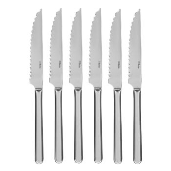 Steakové nože v striebornom magnetickom boxe 6 ks - Como - 110507