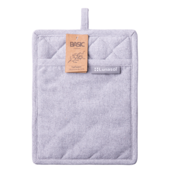 Svetlosivá bavlnená chňapka 19 x 24 cm – Basic Ambiente - 596407