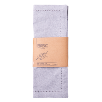 Svetlosivé bavlnené prestieranie 32 x 48 cm 2 ks – Basic Ambiente - 596404