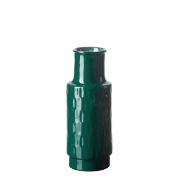 Váza 21 cm – Milady Solatelier chrómovo zelená - 493208