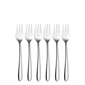 Vidlička na múčnik so srdiečkom 6 ks set - Love Cutlery - 116605