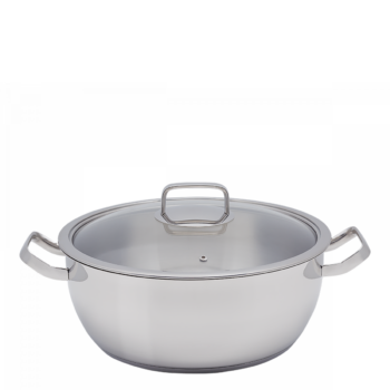 Wok Merkur so skleneným vekom 9,6 l - 601203