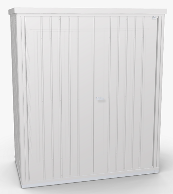 Biohort Skriňa na náradie BIOHORT veľ. 150 155 x 83 (strieborná metalíza) 150 cm (2 krabice)