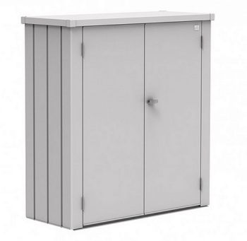 Biohort Skrinka na terasu BIOHORT Romeo M 132 x 57 x 140 (strieborná metalíza) M (3 krabice)