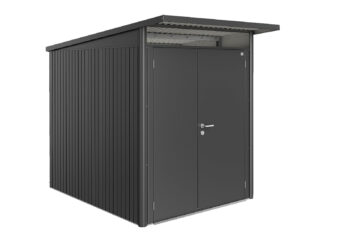 Biohort Záhradný domček BIOHORT Avantgarde A2 duo 180 × 220 cm (tmavo šedá metalíza)