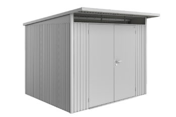 Biohort Záhradný domček BIOHORT Avantgarde A6 duo 260 × 220 cm (strieborná metalíza)
