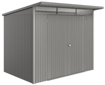 Biohort Záhradný domček BIOHORT Avantgarde ECO A5 duo 260 × 180 cm (sivý kremeň metalíza)