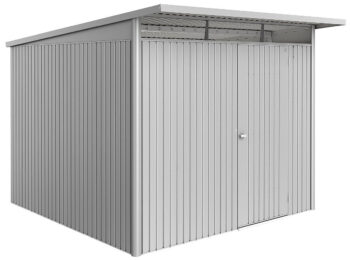 Biohort Záhradný domček BIOHORT Avantgarde ECO A7 260 × 260 cm (strieborná metalíza)