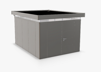 Biohort Záhradný domček BIOHORT Casanova 330 × 430 cm (sivý kremeň metalíza) Orientácia dverí vľavo