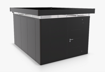 Biohort Záhradný domček BIOHORT Casanova 330 × 430 cm (tmavo šedá metalíza) Orientácia dverí vľavo