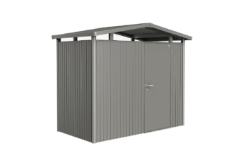 Biohort Záhradný domček BIOHORT Panorama P1 - 273 × 158 cm (sivá kremeň metalíza)