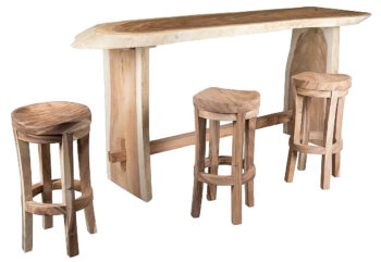 DEOKORK Barový set zo suaru TRUNK