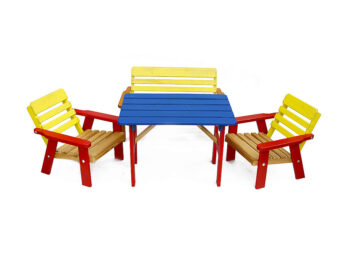 DEOKORK Dětská súprava z borovice ELLA