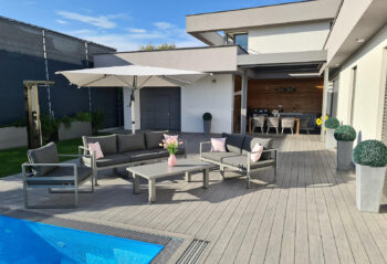 DEOKORK Hliníková zostava pre 6 osôb TITANIUM