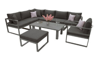 DEOKORK Hliníková zostava pre 8 osôb TITANIUM