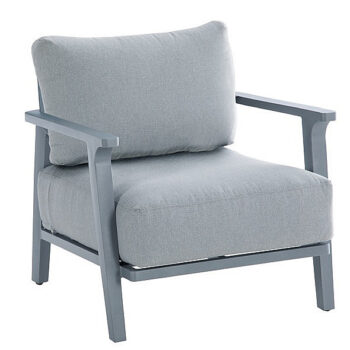 DEOKORK Hliníkové kreslo SAN DIEGO (sivá)