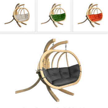 DEOKORK Hojdacie kreslo PETRA s nohami (rôzne farby) natural