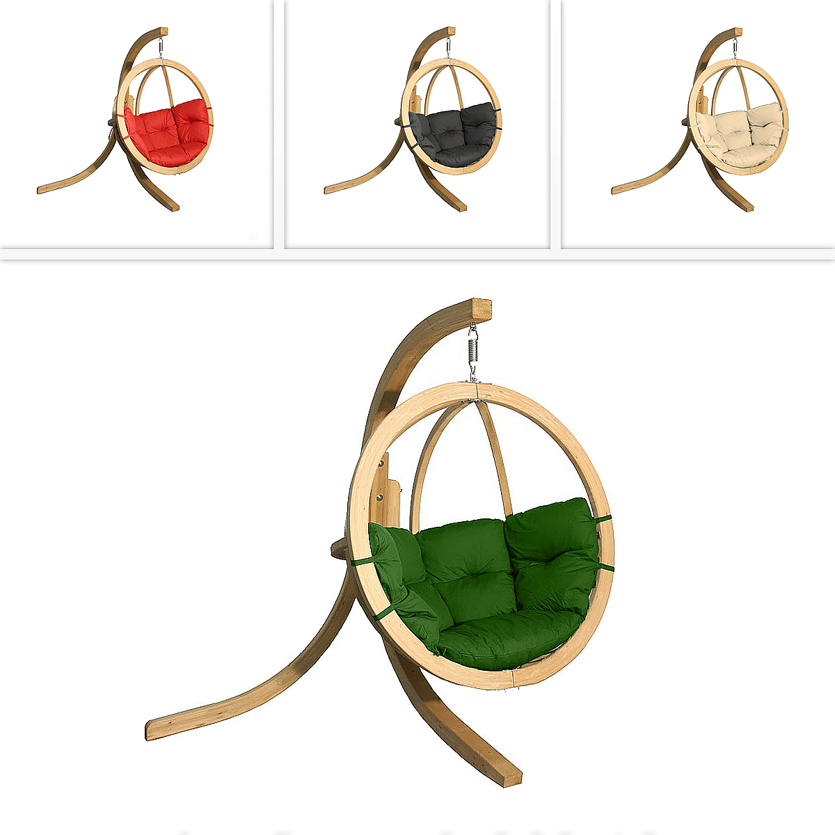 DEOKORK Hojdacie kreslo ZITA s nohami (rôzne farby) terakotta DEOKORK Hojdacie kreslo ZITA s nohami (rôzne farby) terakotta