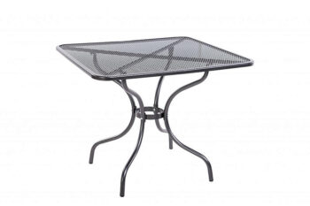 DEOKORK Kovový stôl  90 x 90 cm