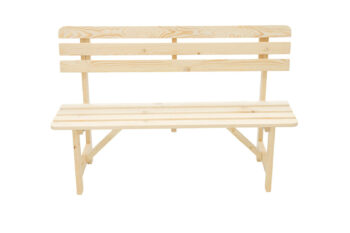 DEOKORK Masívna drevená záhradná lavice z borovice drevo 22 mm
